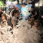 бумажное шоу из белой бумаги заказать москва и мо