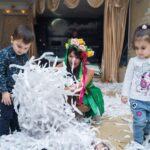 бумажное шоу из белой бумаги заказать москва и мо