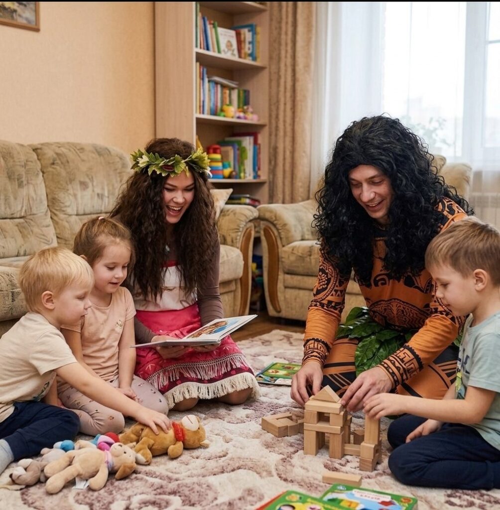 аниматор моана и мауи