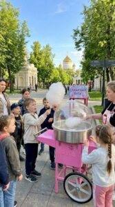 выездная сахарная вата заказать