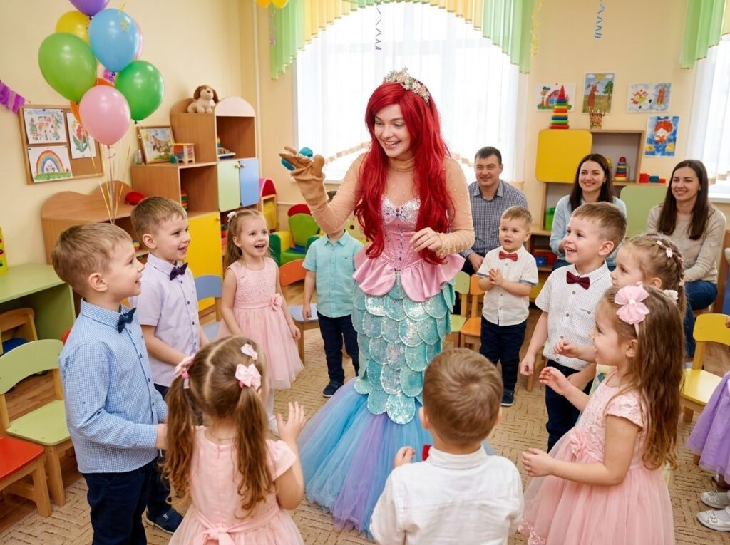 аниматор русалочка